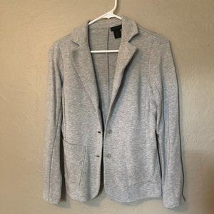 Lightweight Gray Cotton Blazer